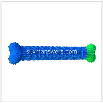 සුනඛ දත් බුරුසුව Chew Stick Cleaning Toy Silicone PetBrushing